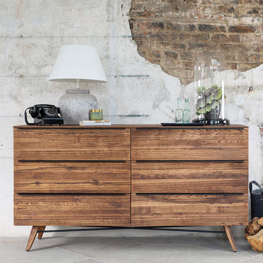 Lobo 6 Drawer Wide Chest