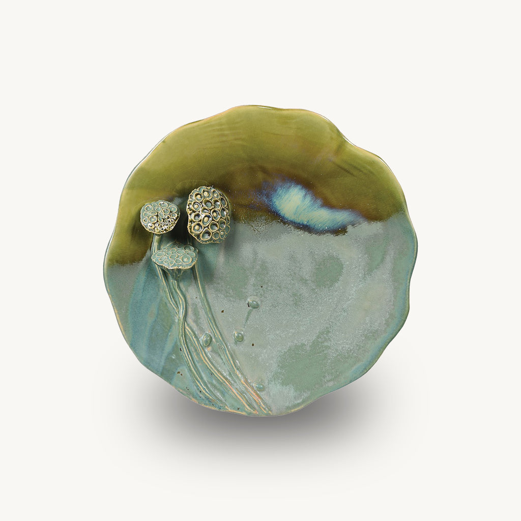 Lotus Seed Decorative Plate