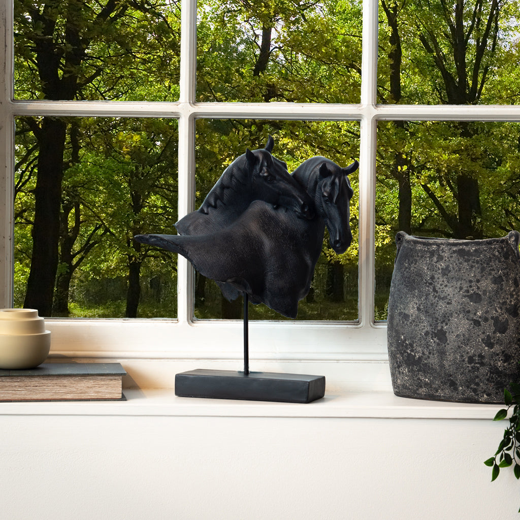 Loving Horse Sculpture