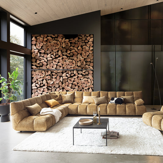 Luka Corner Sofa in Shaun Old Gold