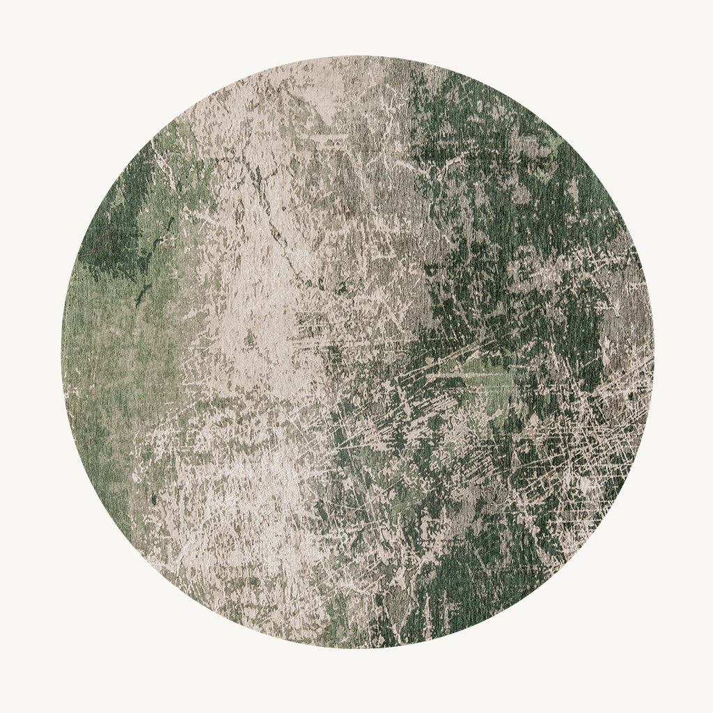Mad Men Cracks Circle Rug