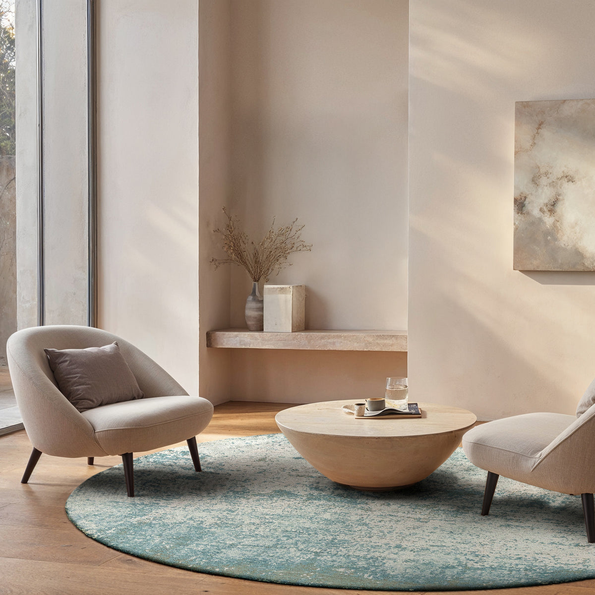 Mad Men Virgin Land Circle Rug