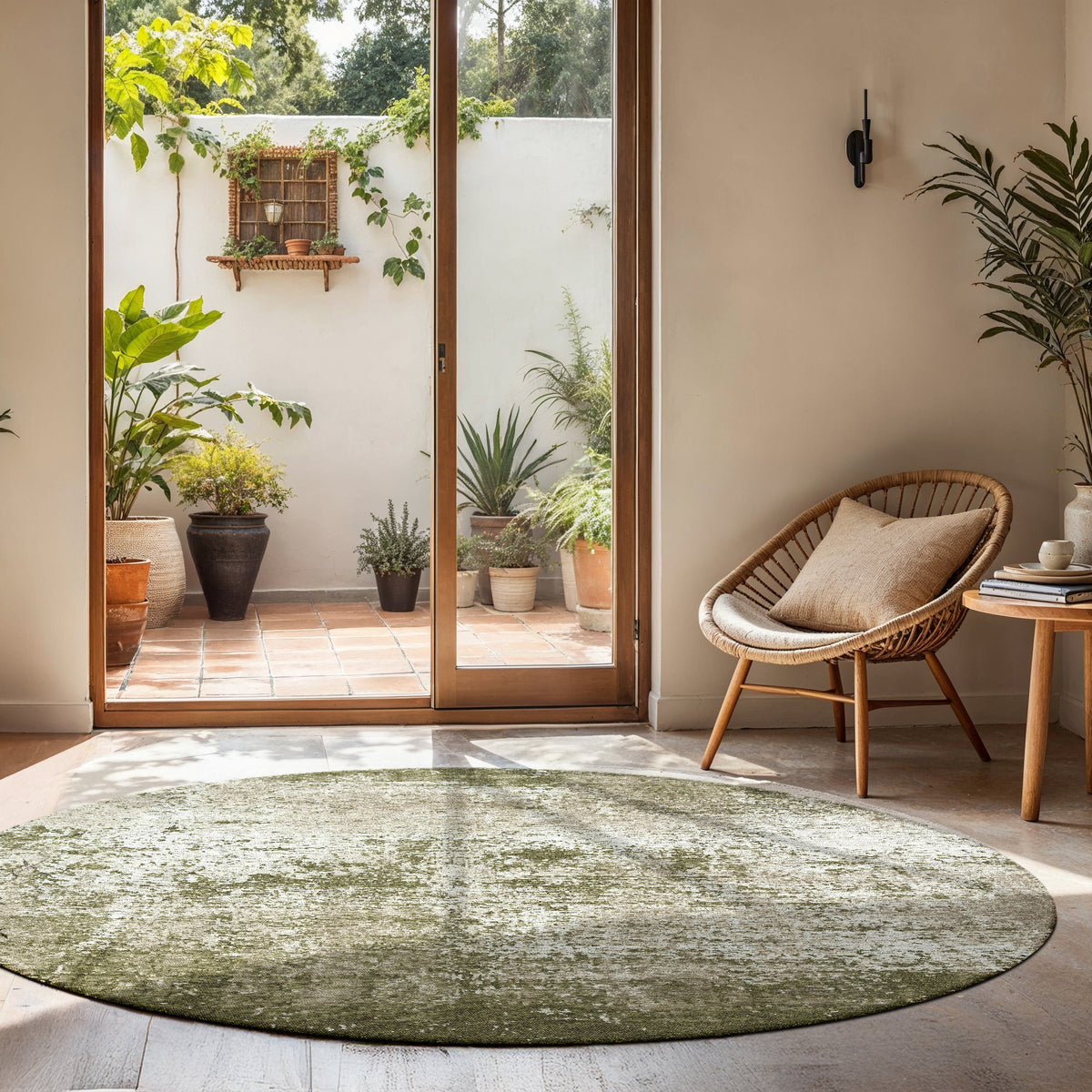 Mad Men Virgin Land Circle Rug