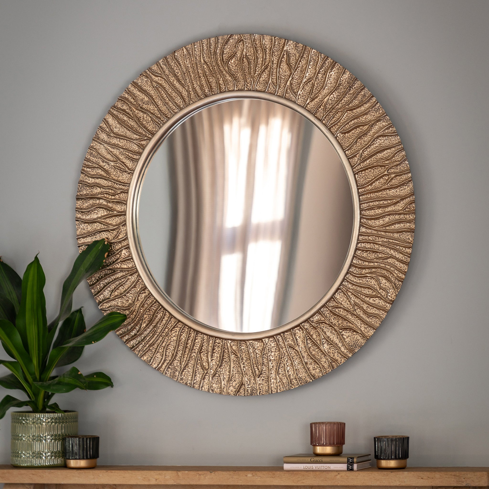 Manila Gold Wall Mirror