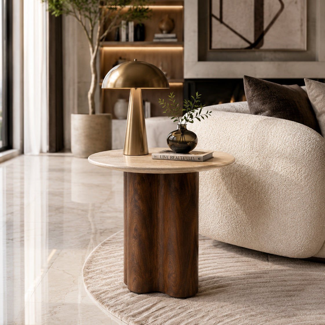 Manila Lamp Table