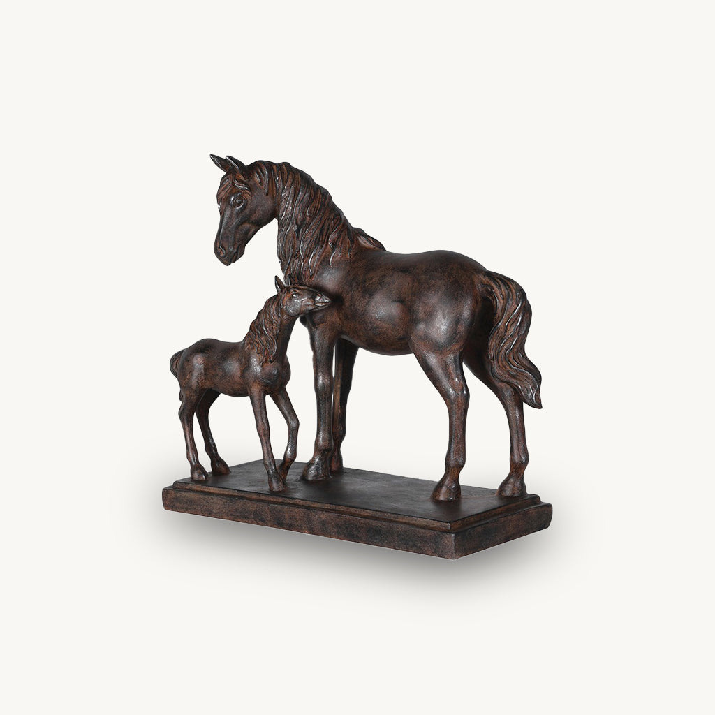 Mare & Foal Sculpture