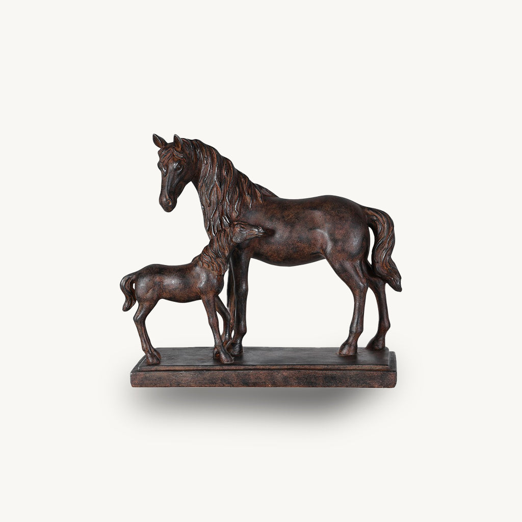 Mare & Foal Sculpture
