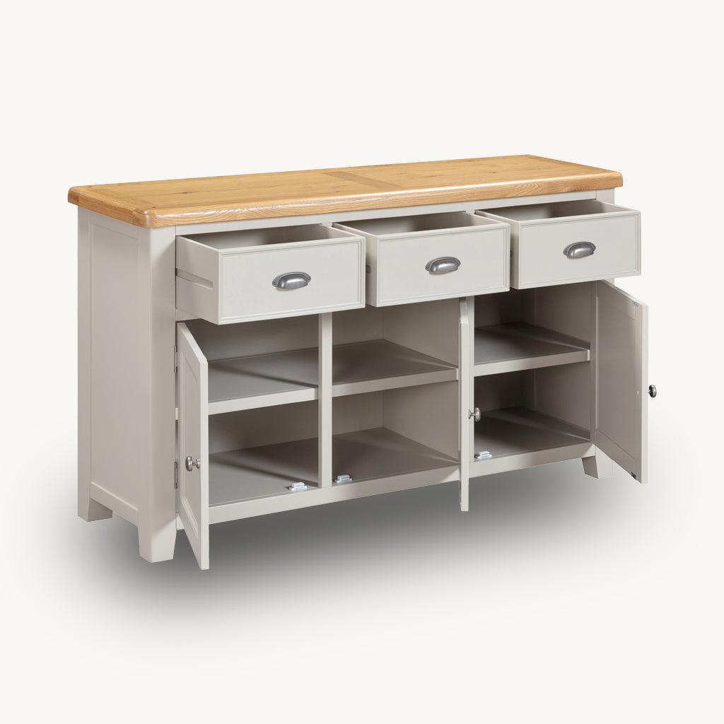 Medway Oak 3 Door Sideboard
