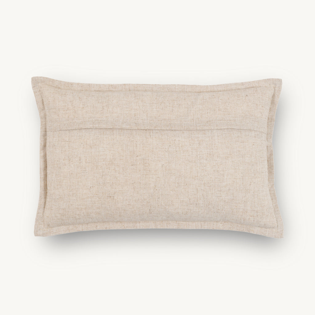 Embroidered Linen 'Merry' Cushion