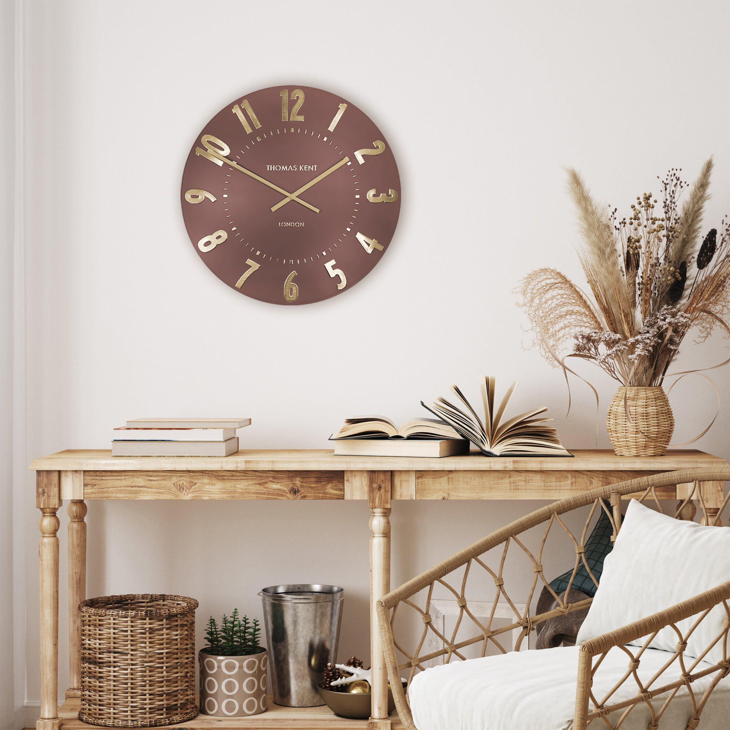 Mulberry wall clock in auburn