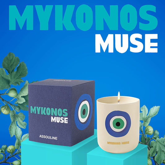 Assouline mykonos Muse Soy Candle
