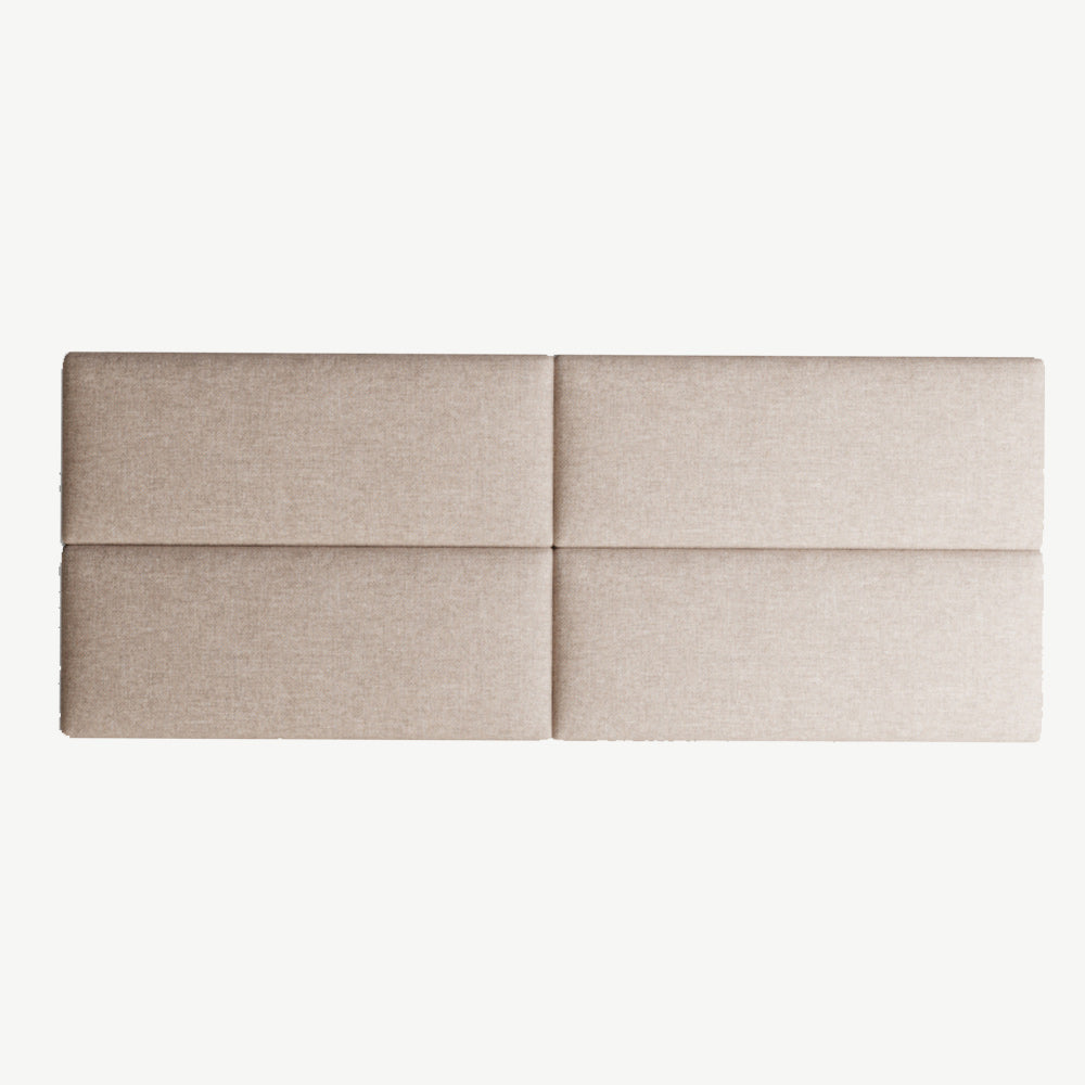 EasyMount Upholstered Wall Panels Pack of 4 in Natural-2