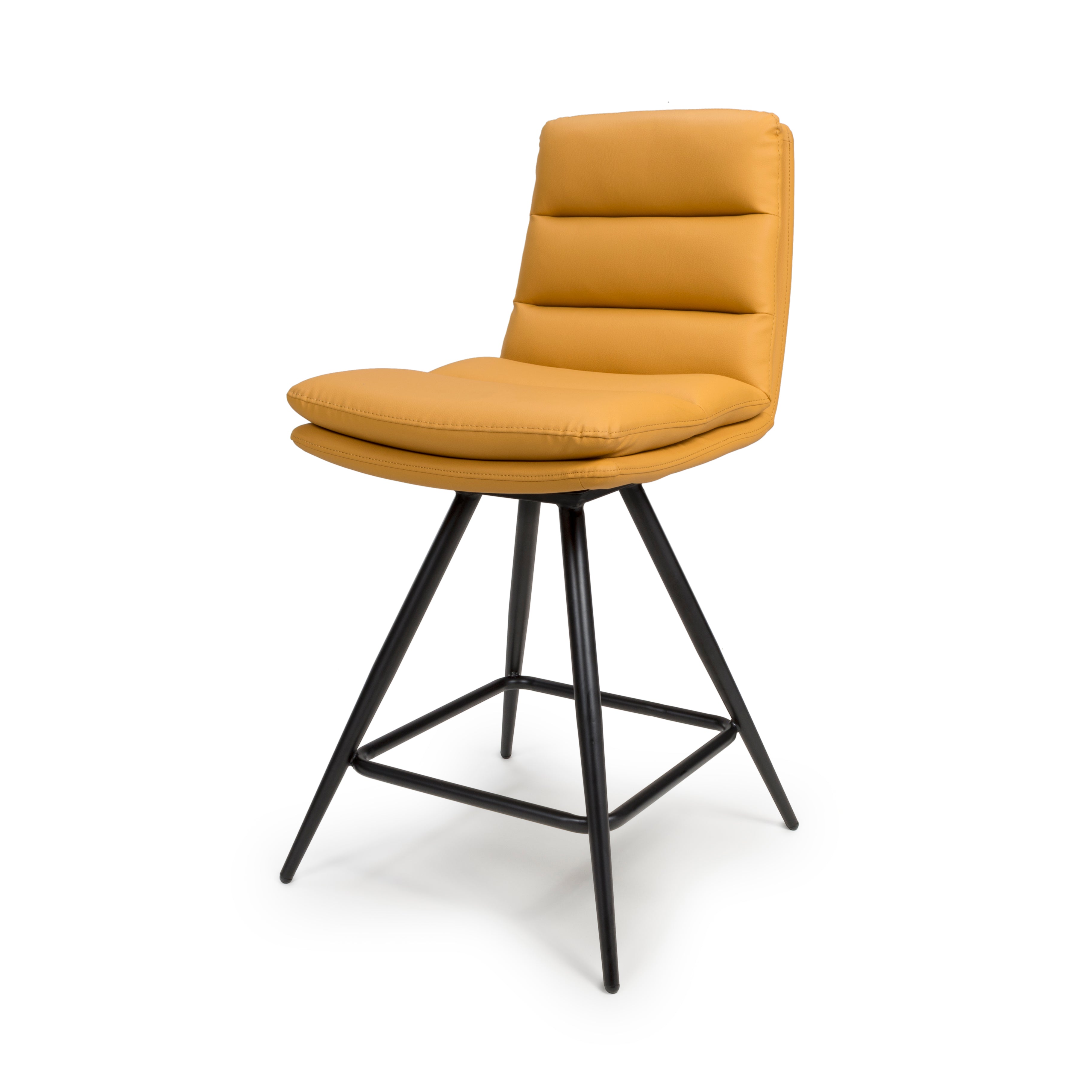 Bay Ridge Swivel Counter Stool in Ochre