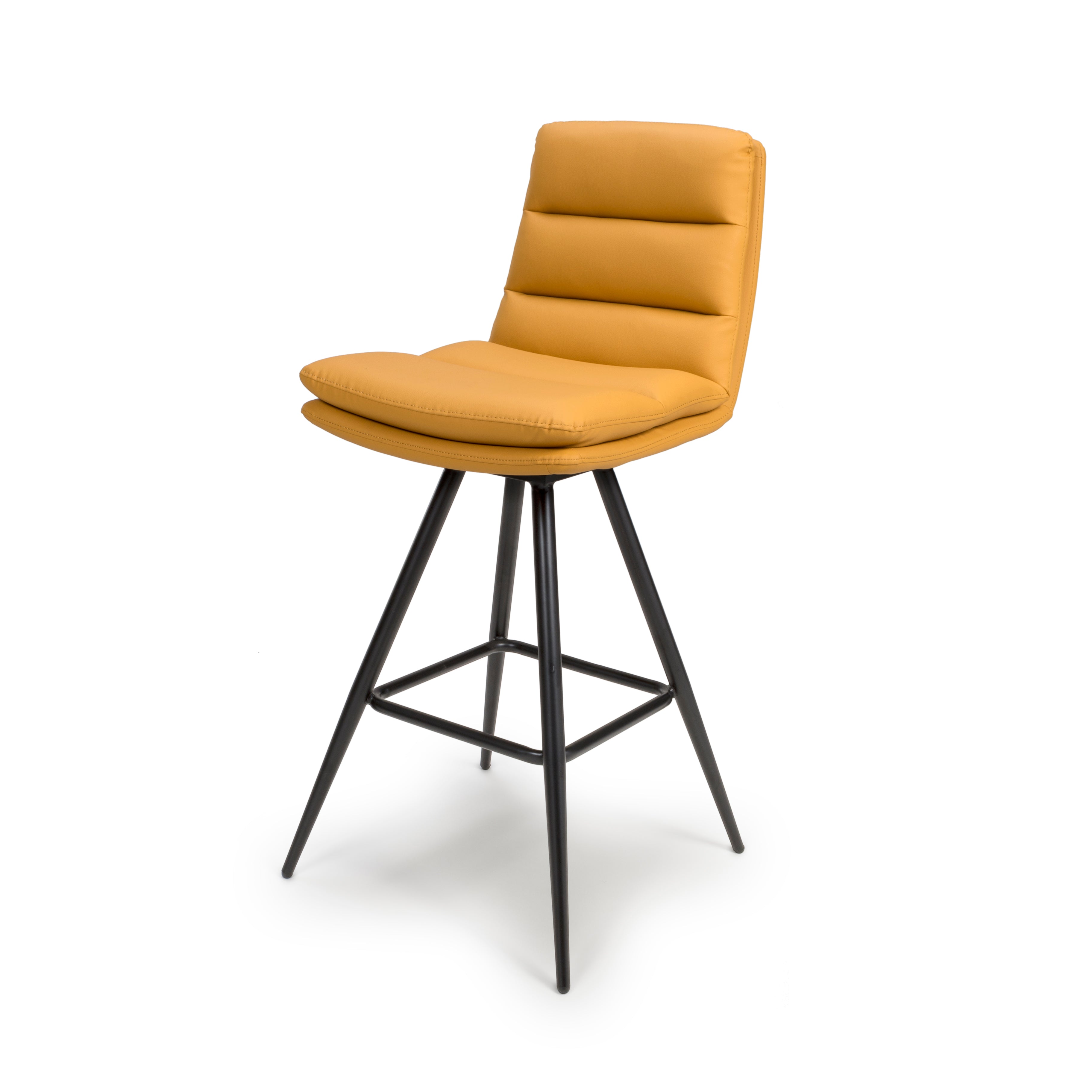 Bay Ridge Swivel Bar Stool in Ochre