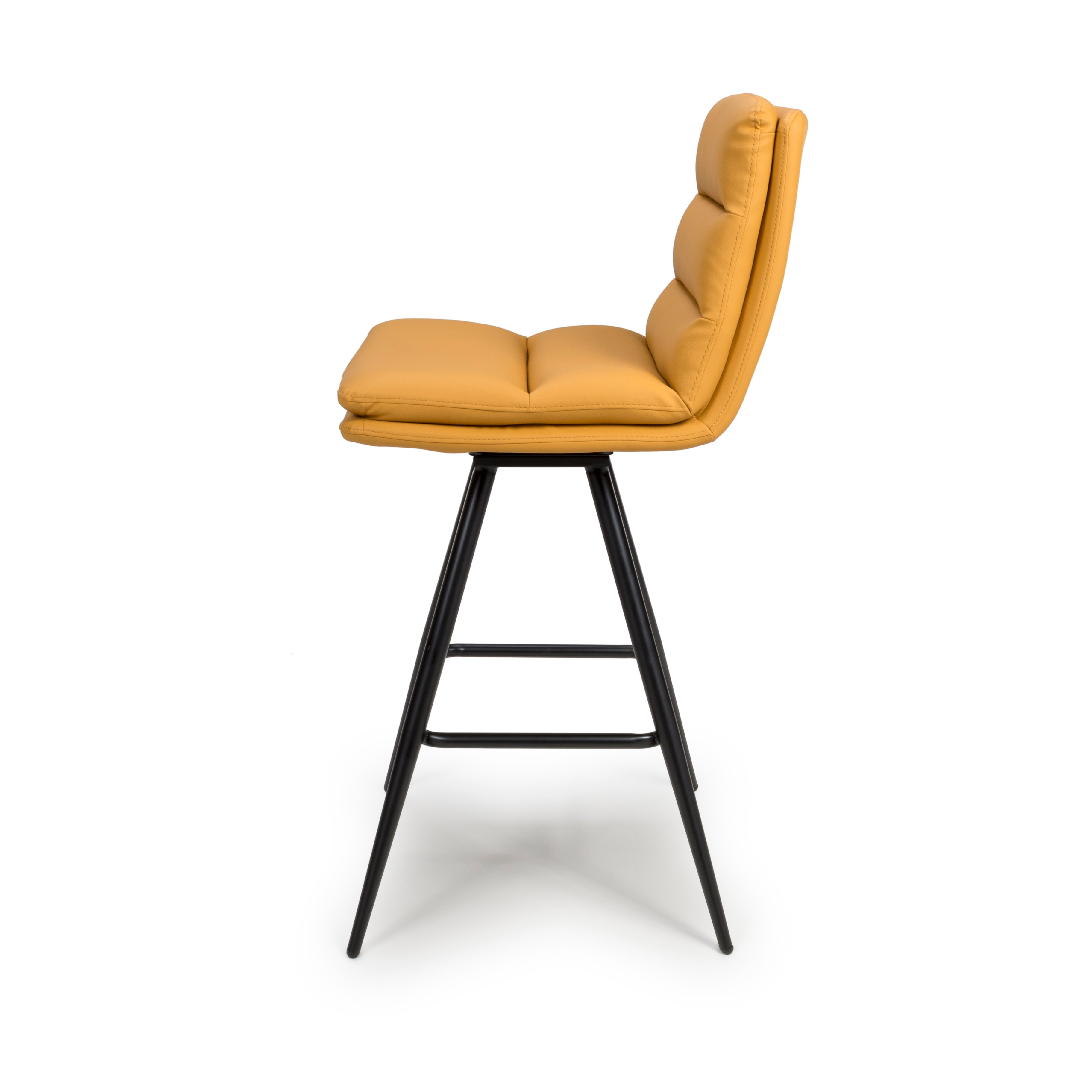 Bay Ridge Swivel Bar Stool in Ochre