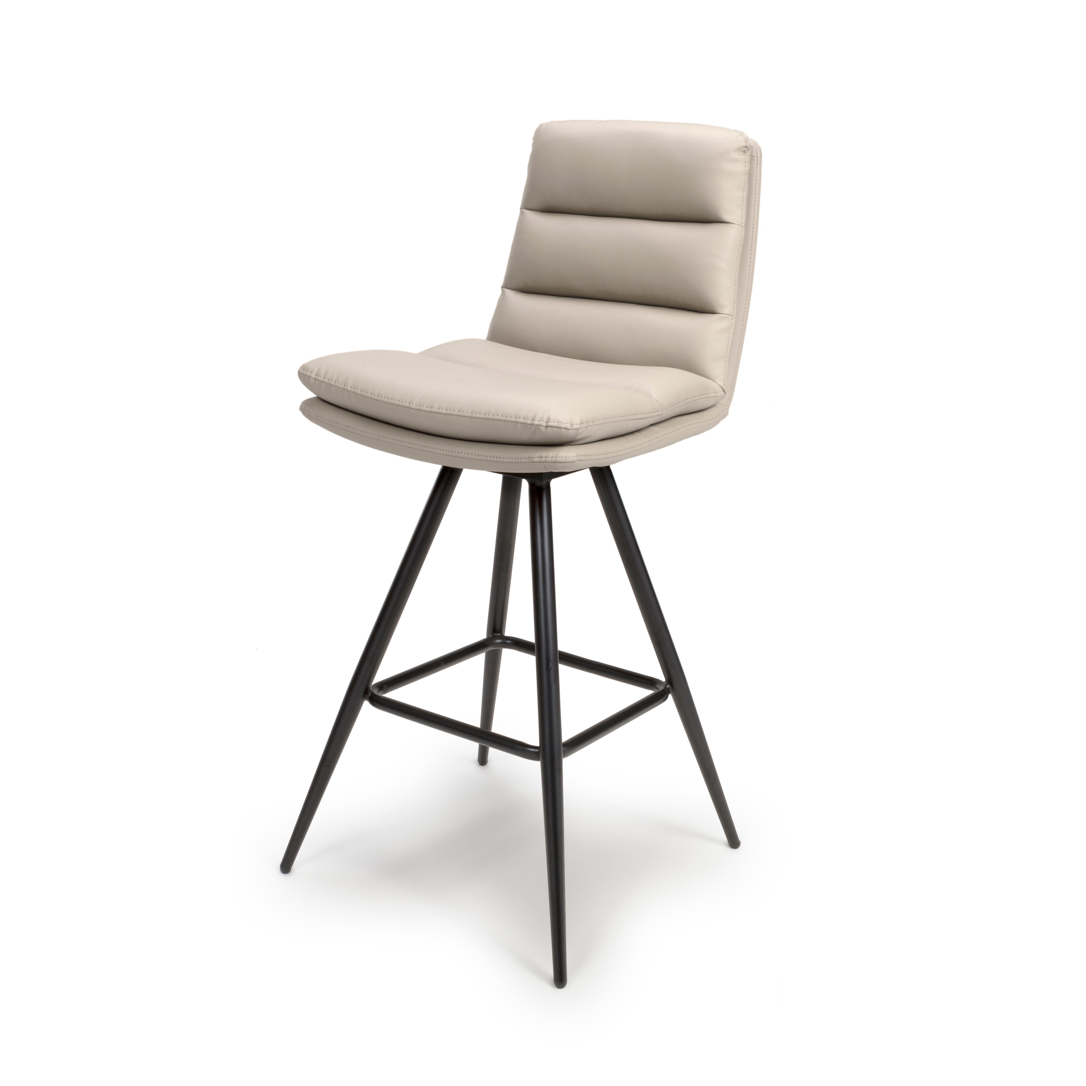 Bay Ridge Swivel Bar Stool in Taupe