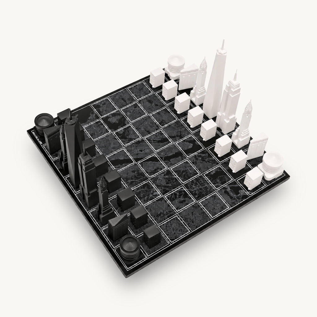 New York City Skyline Chess Set