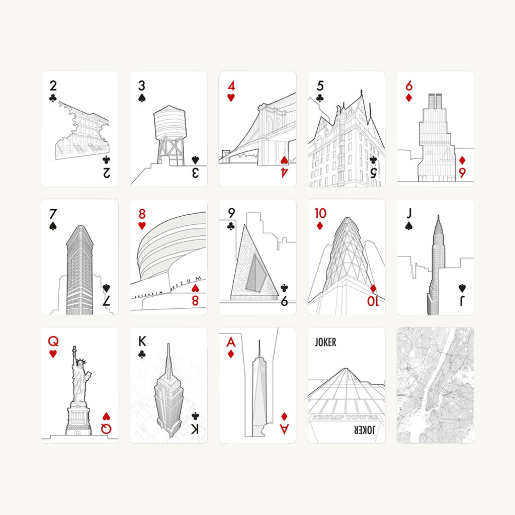 New York City Skyline Playing Cards