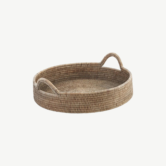 Round Woven Tray