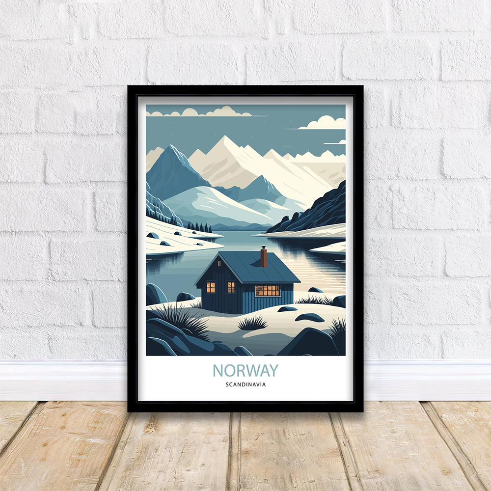 Norway Travel Poster Print