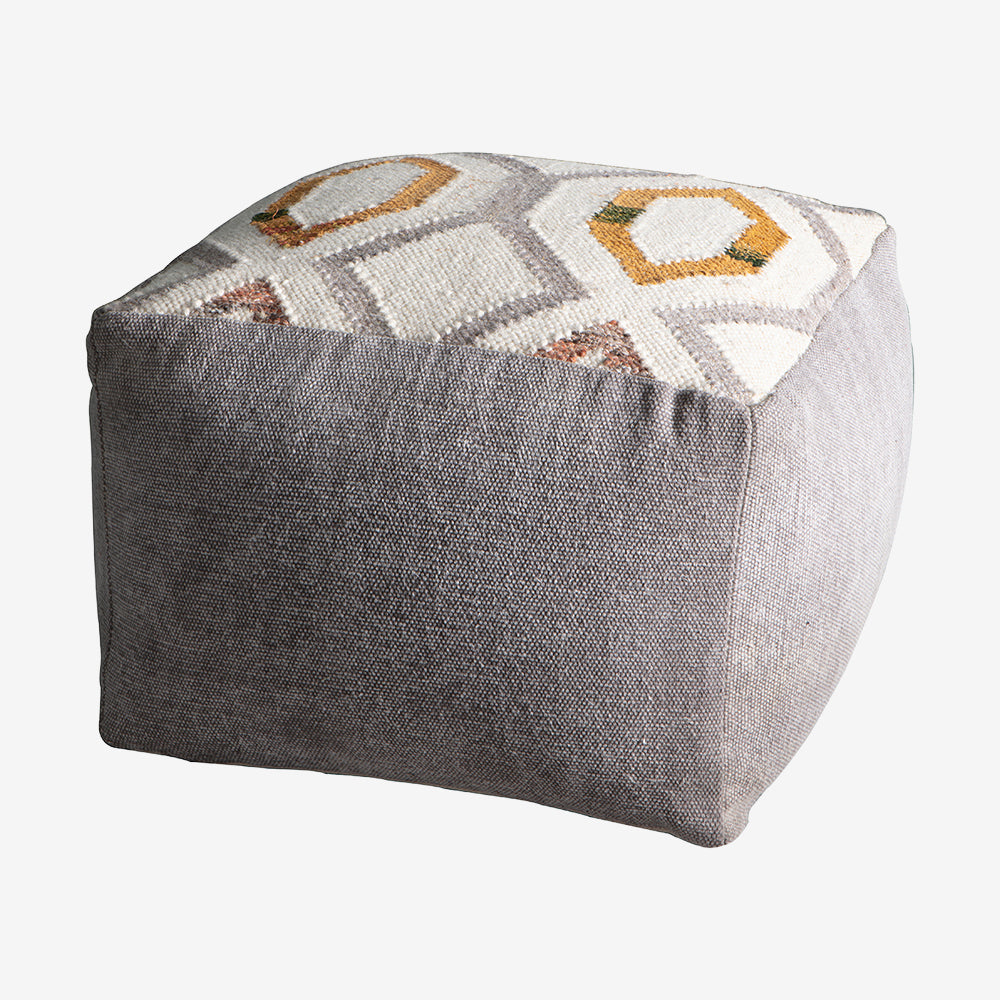 Ochre Pouffe