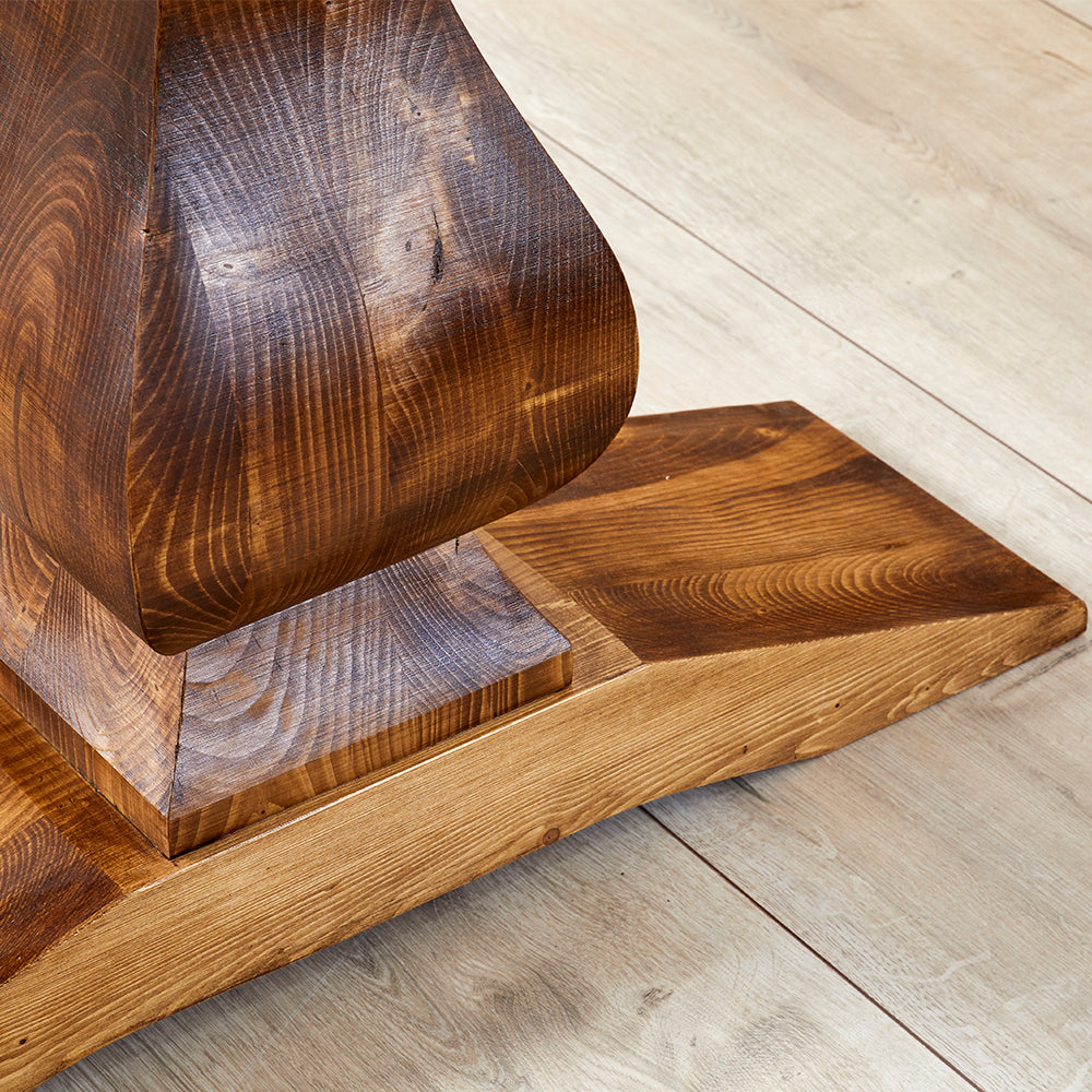 Ogre Dining Table with 6 Hudson Dining Chairs