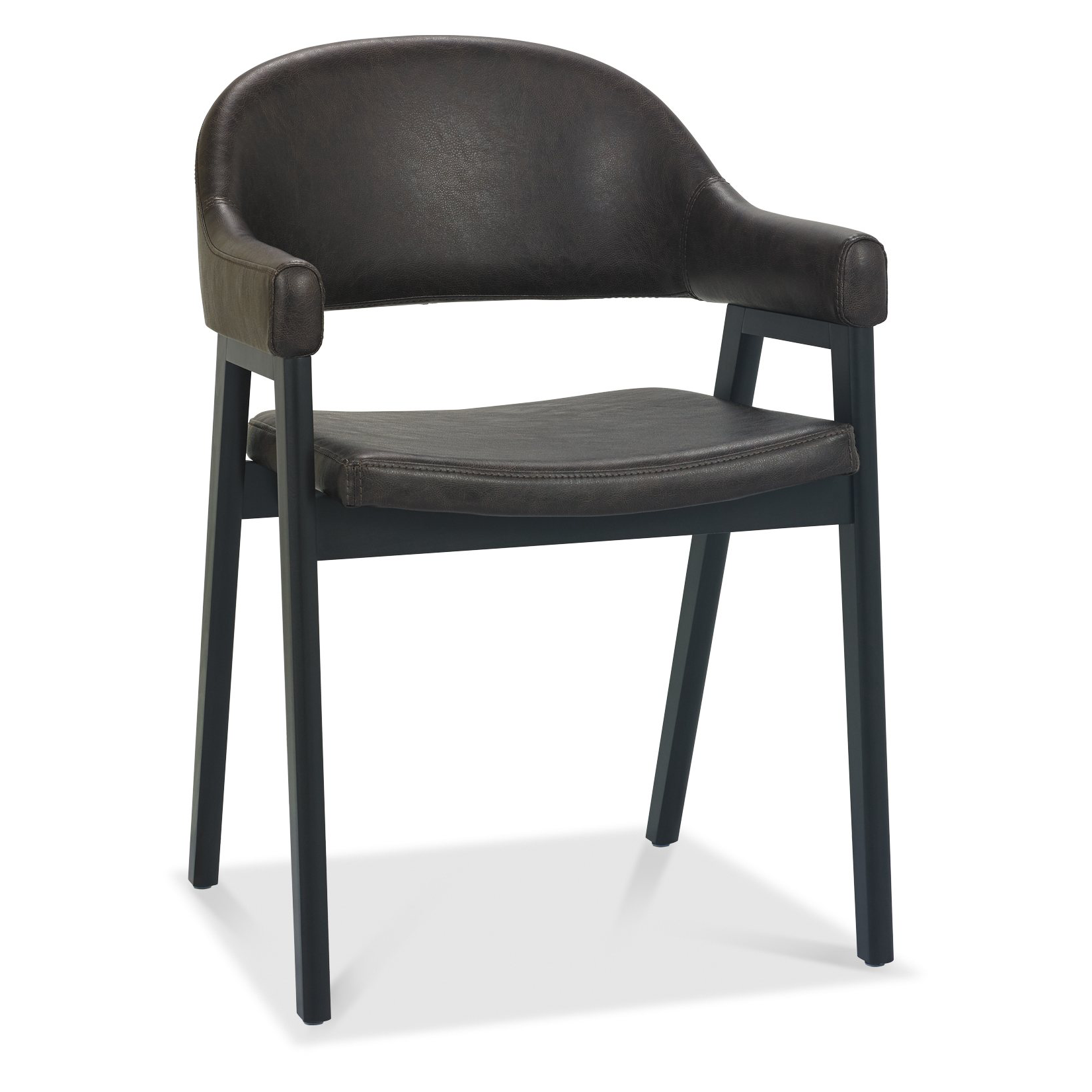 Highgate Peppercorn Armchair in Black