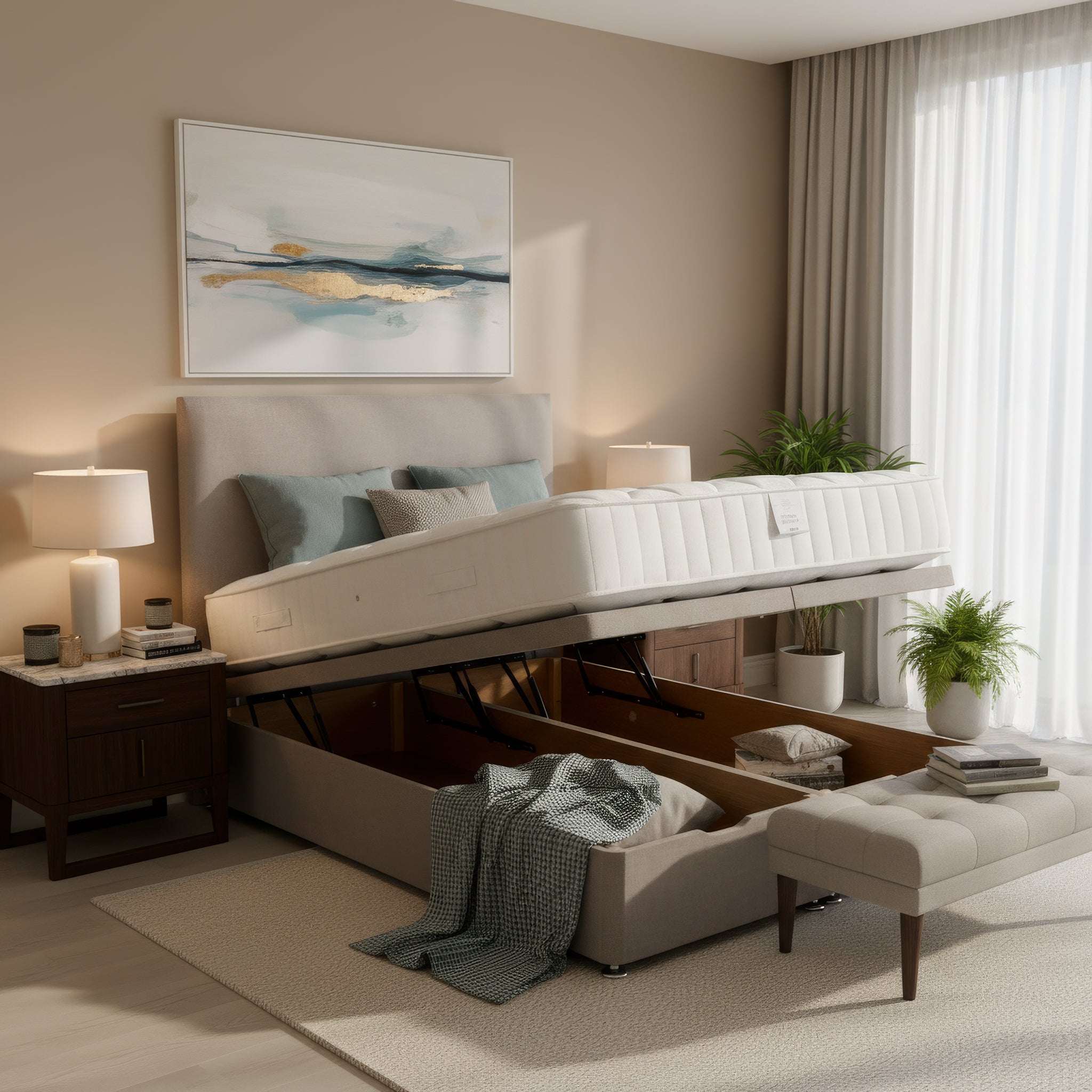 Arighi Bianchi Ottoman Stamford Bed