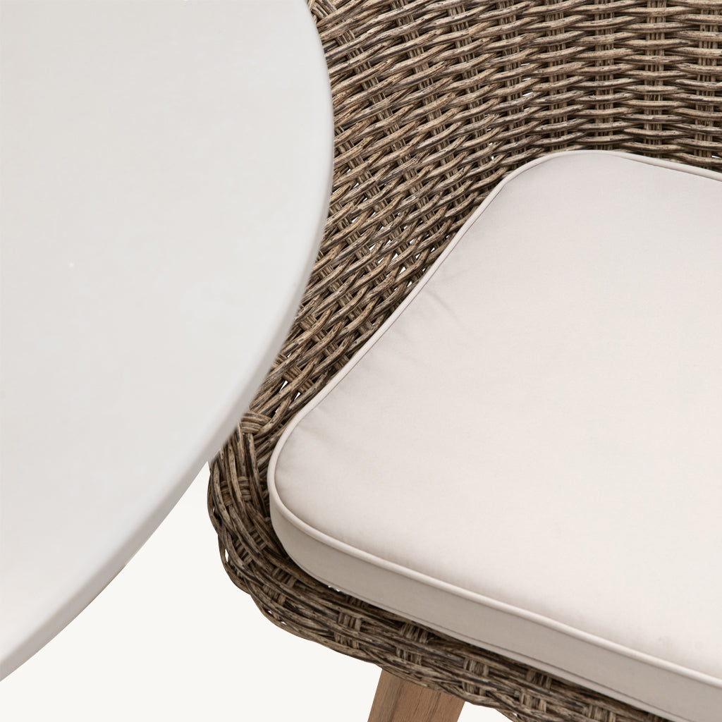 Santorini 4 Seater Outdoor Dining Set