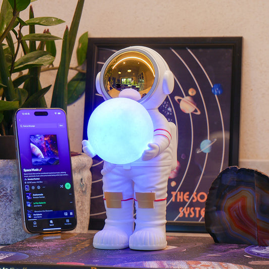 Space Sound Bluetooth Speaker & Mood Light - Moon