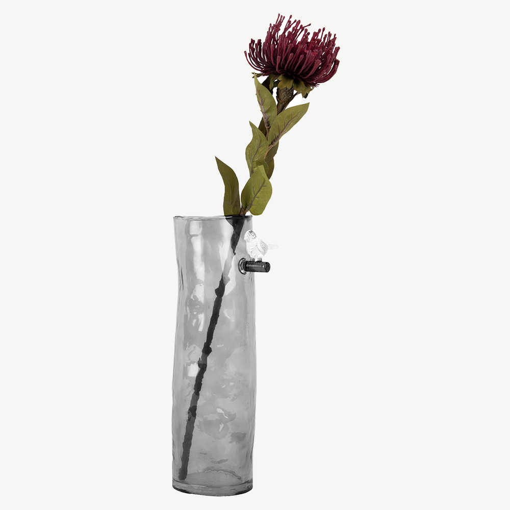 Bird on Bench Vase