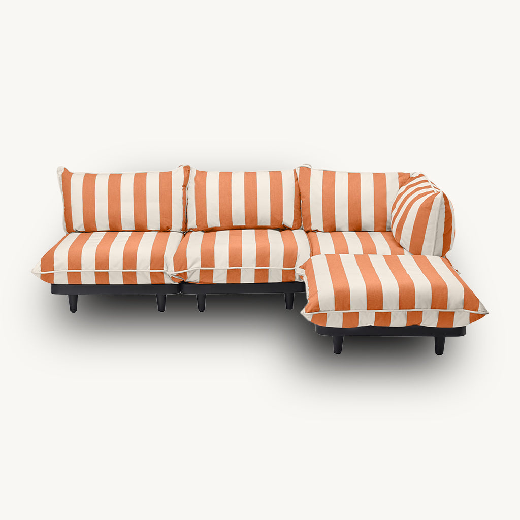 Paletti Corner Lounge Chair in Orange