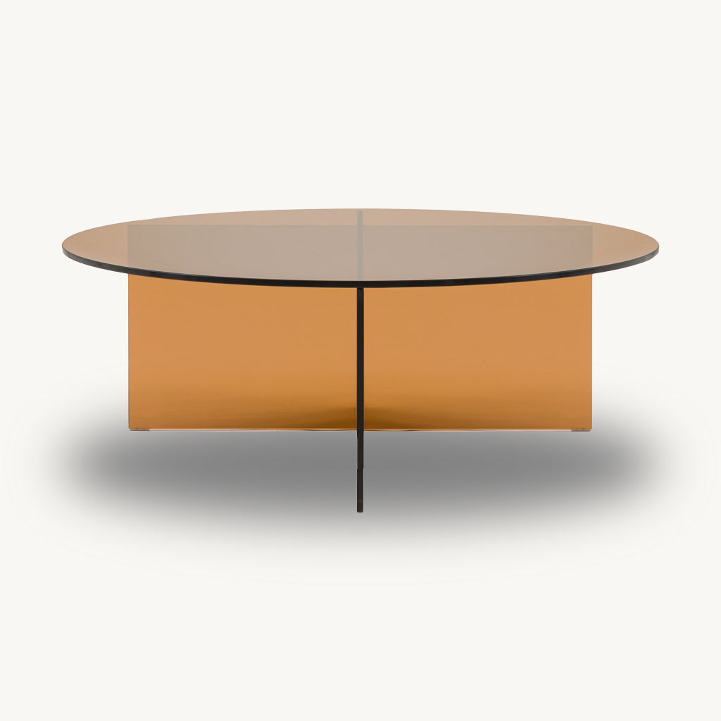 Parioli Round Glass Coffee Table