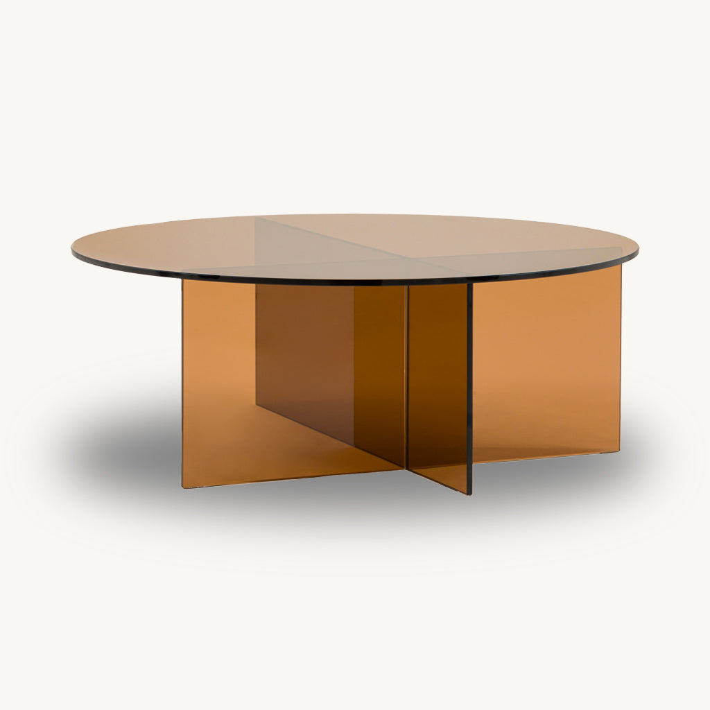 Parioli Round Glass Coffee Table