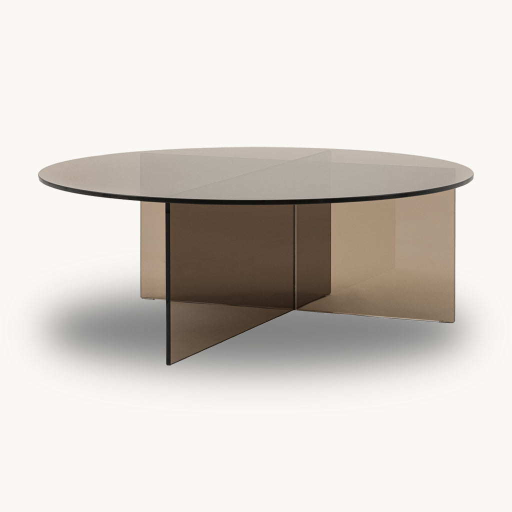 Parioli Round Glass Coffee Table
