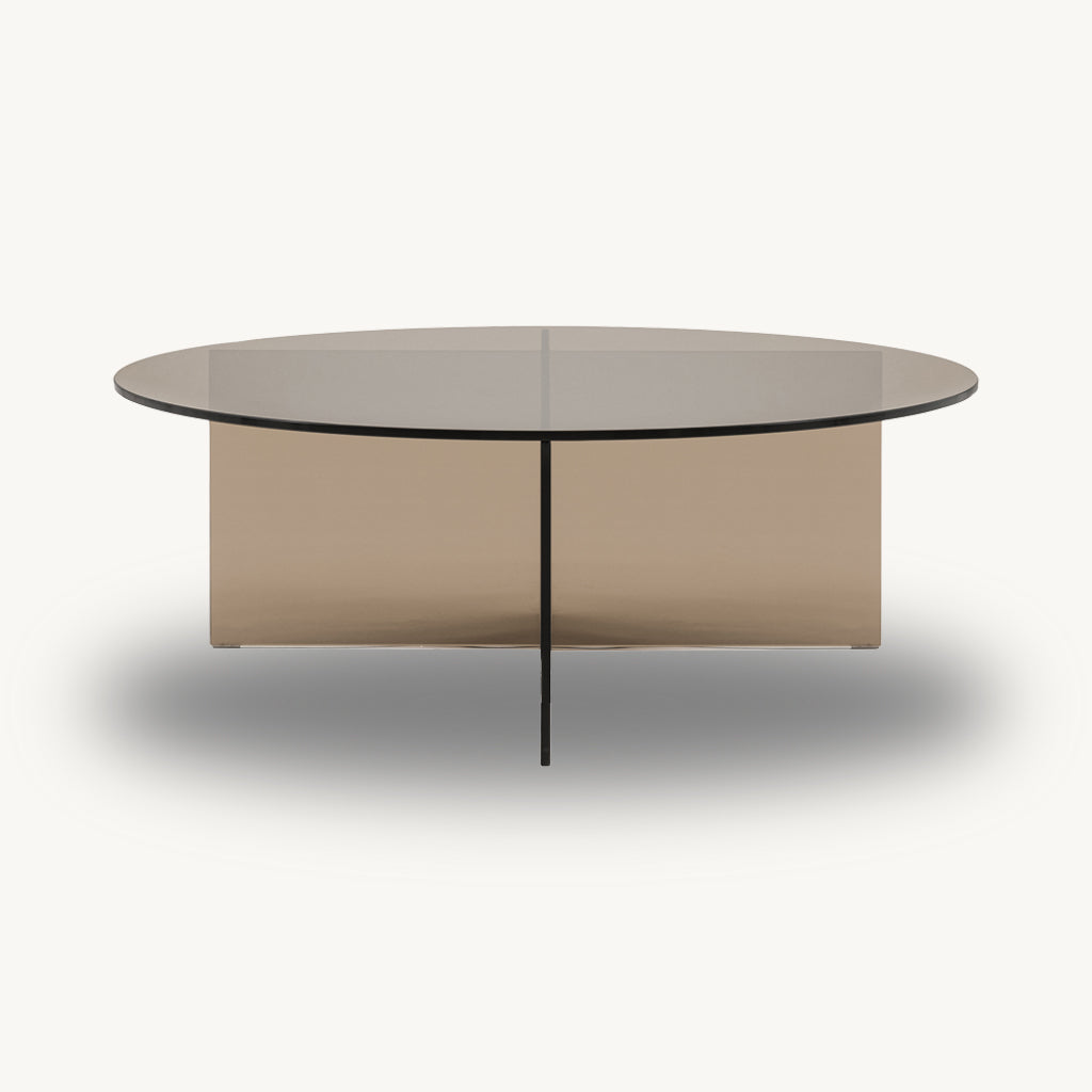 Parioli Round Glass Coffee Table