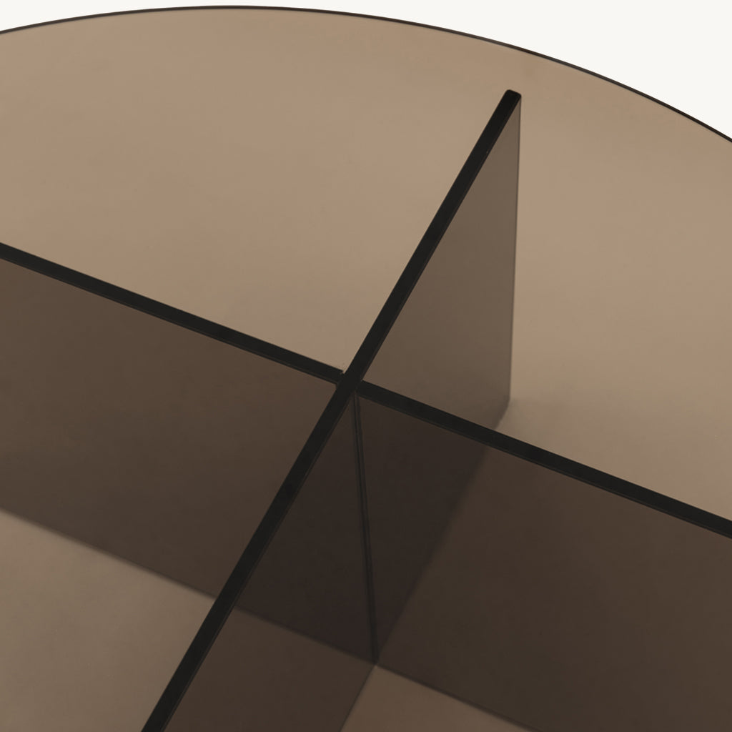 Parioli Round Glass Coffee Table