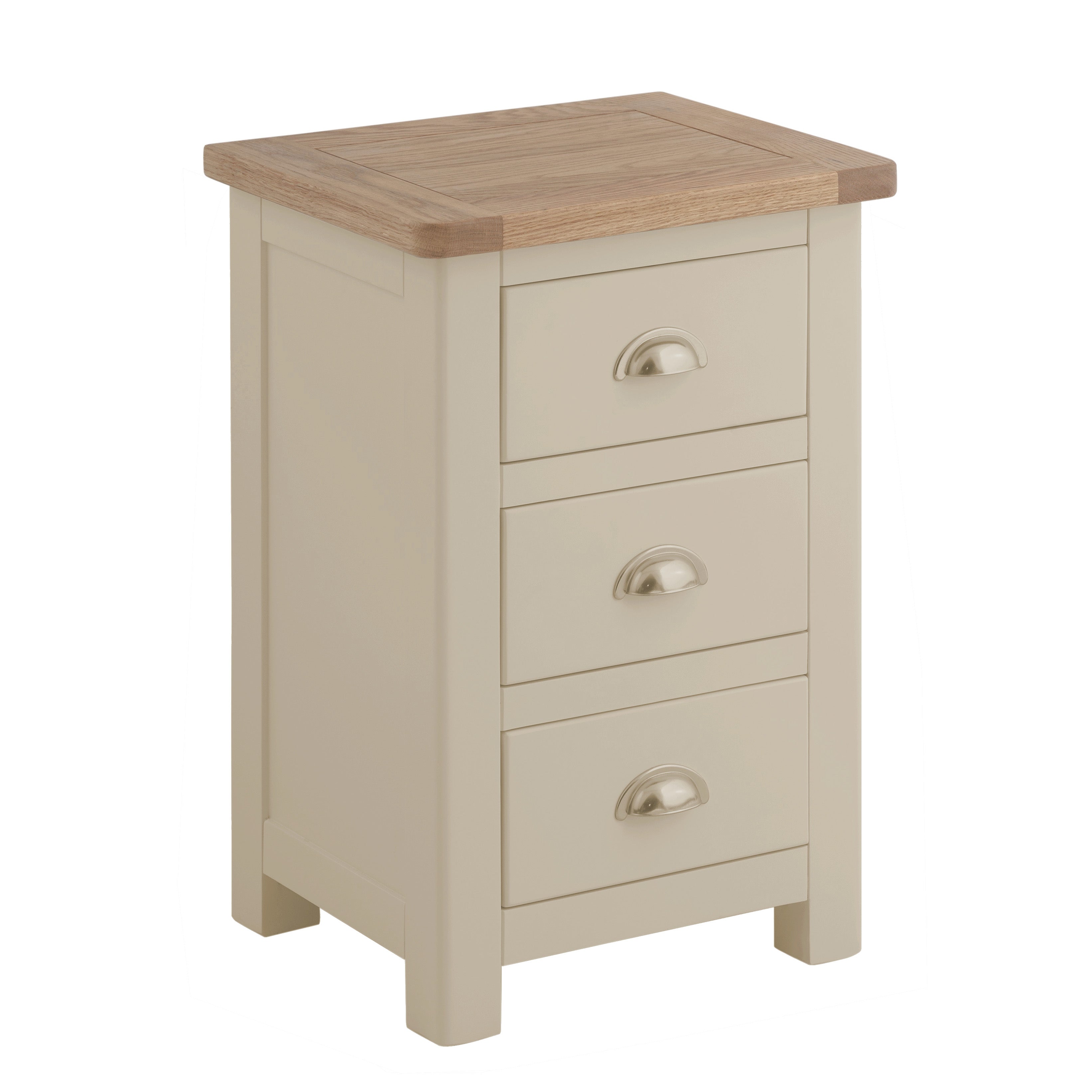 Florence 3 Drawer Bedside Table in Painted