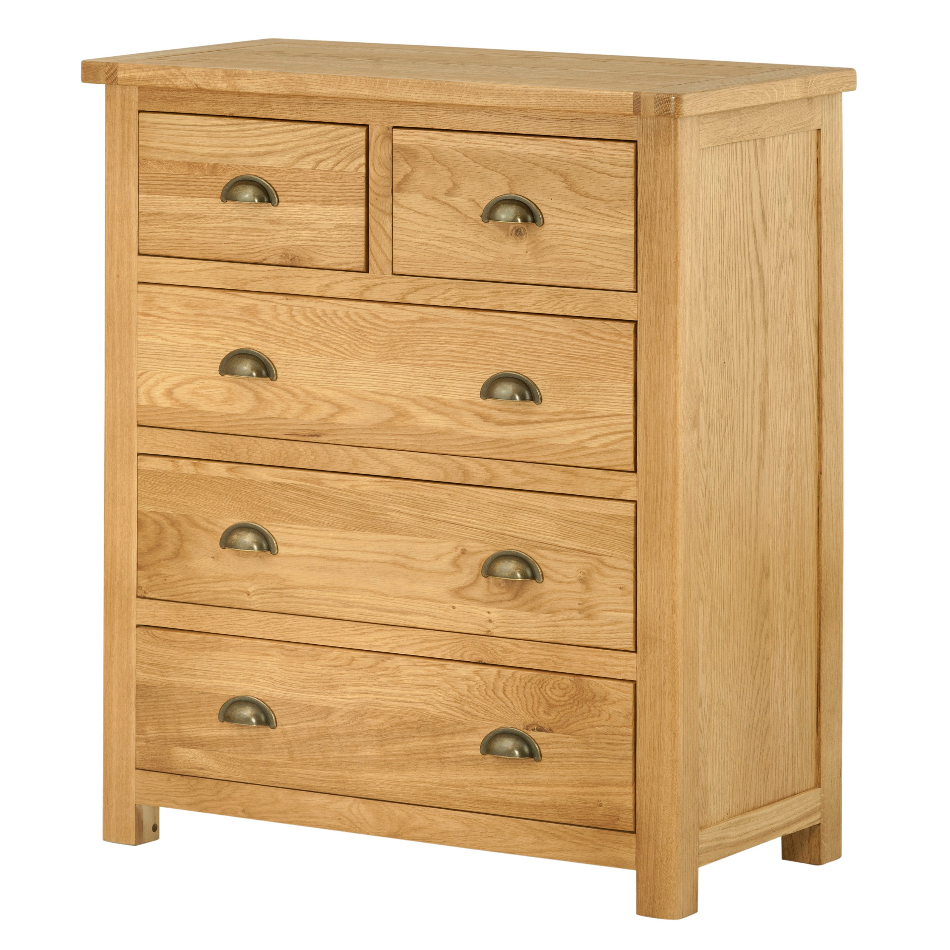 Florence 2+3 Drawer Chest in Oak