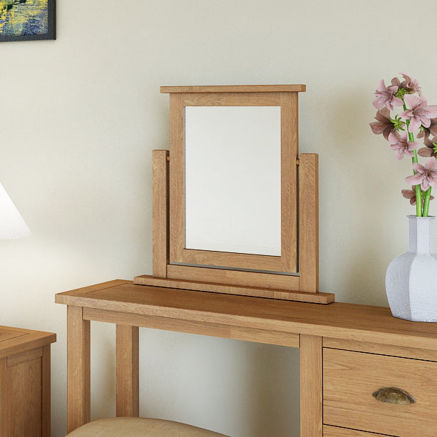 Florence Mirror in Oak