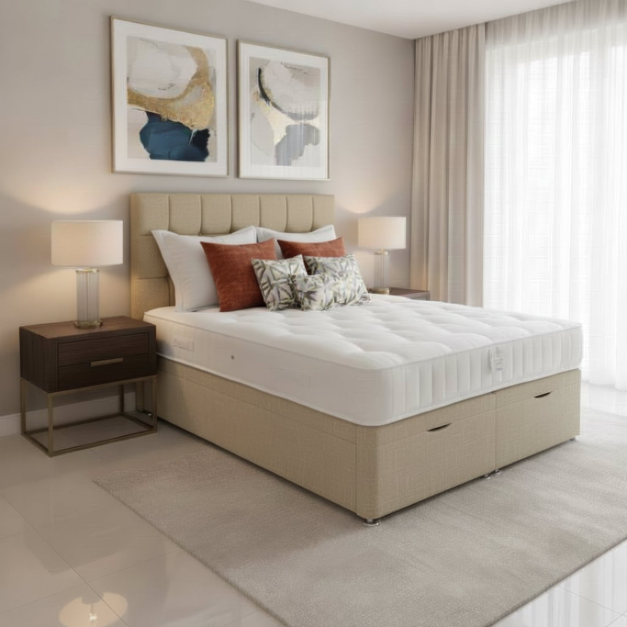 Arighi Bianchi Broadway Headboard in Daytona Stone