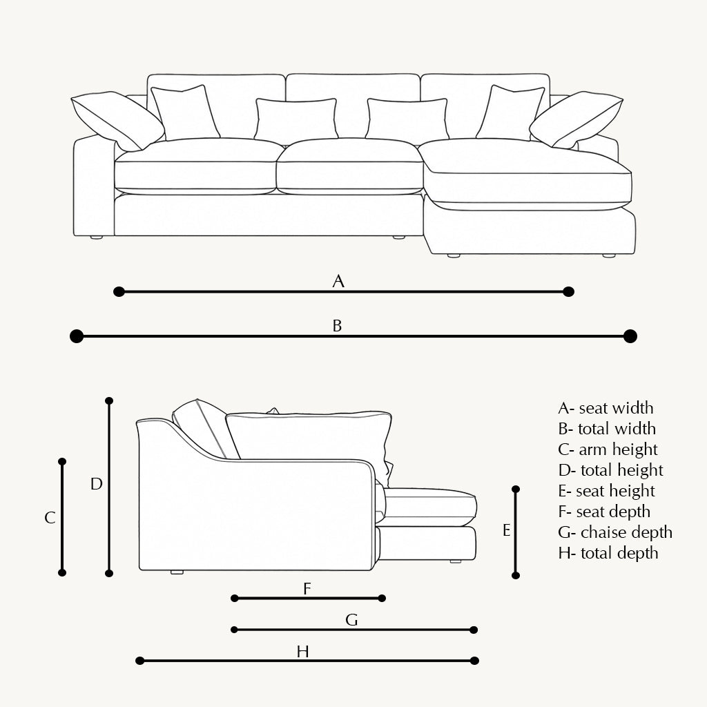 Belmore Chaise Sofa