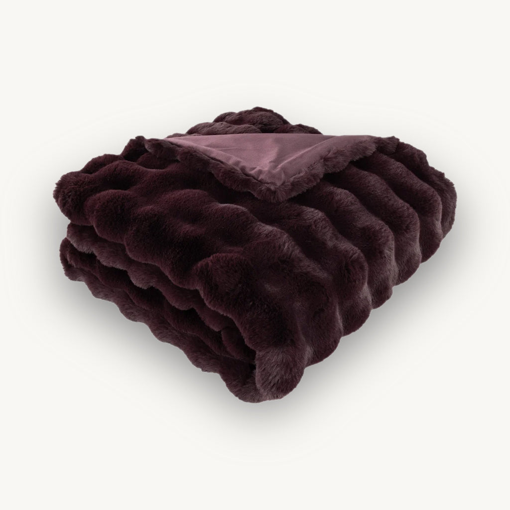Raffles Faux Fur Throw
