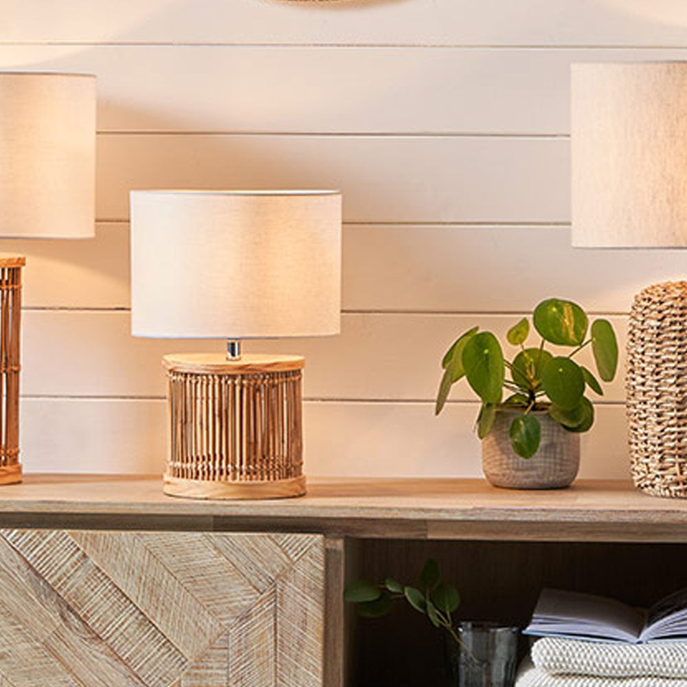 Ribbed table lamp sales