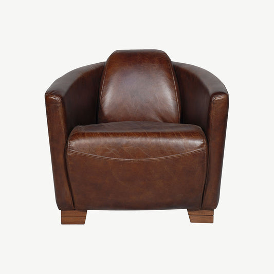 Oxley Chair in Vintage-Cigar