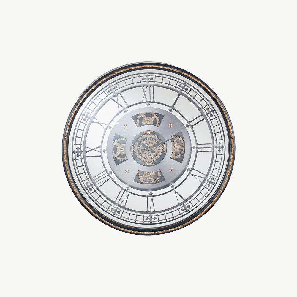 Round Working Cog Clock