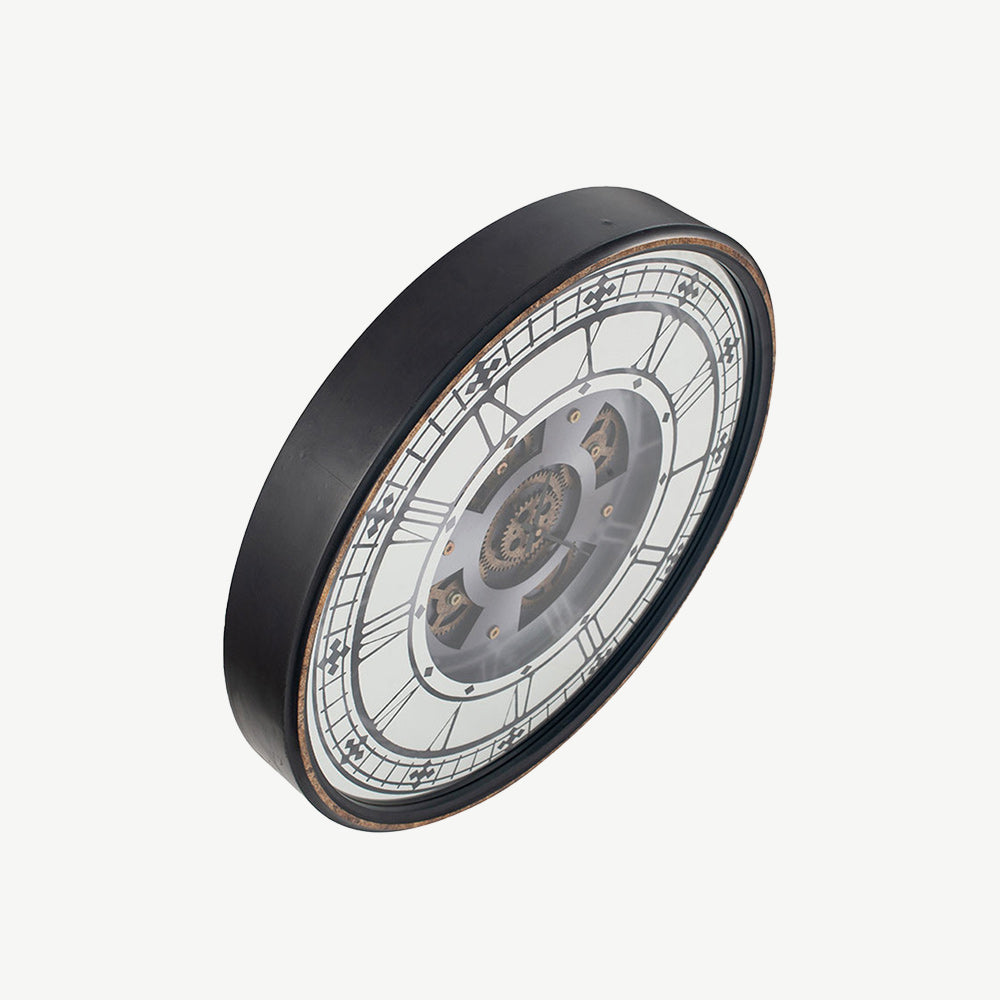 Round Working Cog Clock