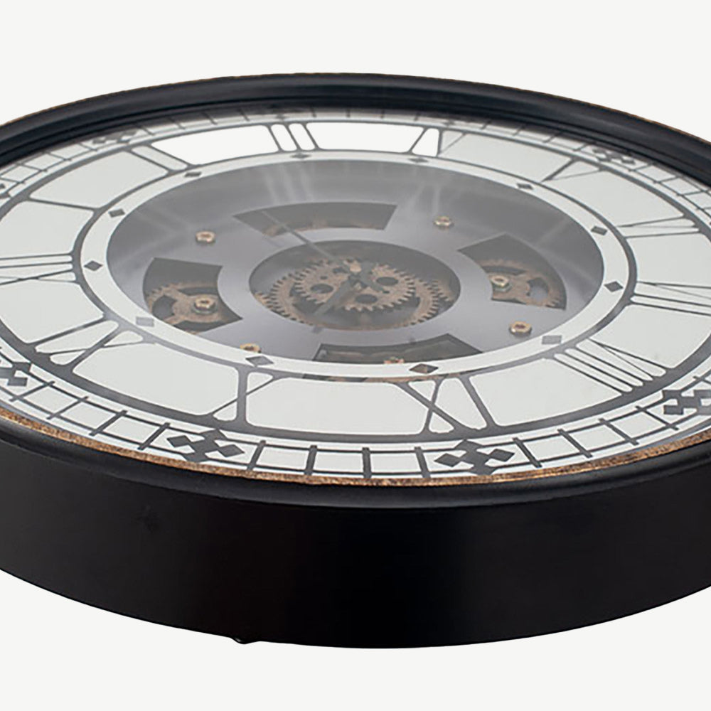 Round Working Cog Clock