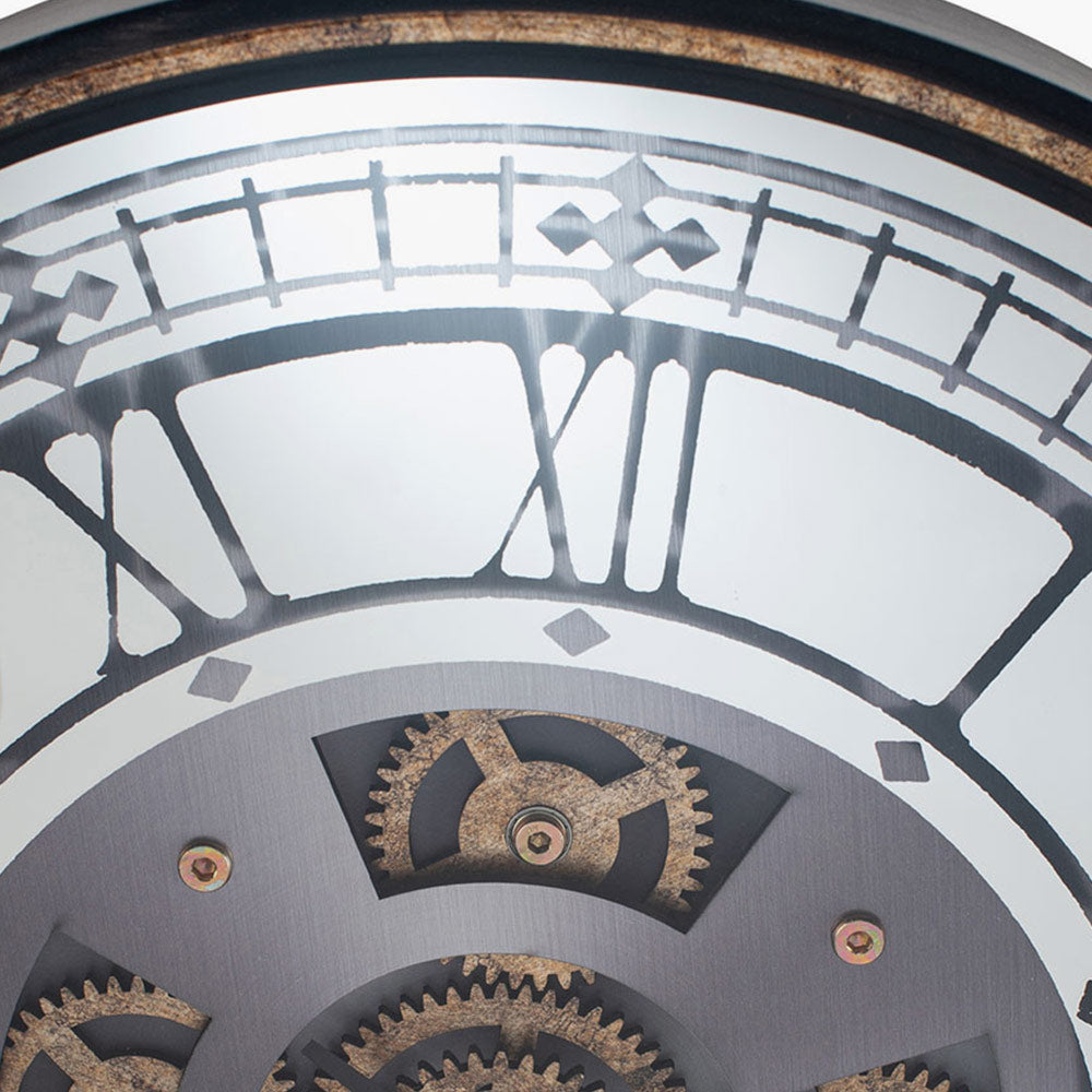 Round Working Cog Clock