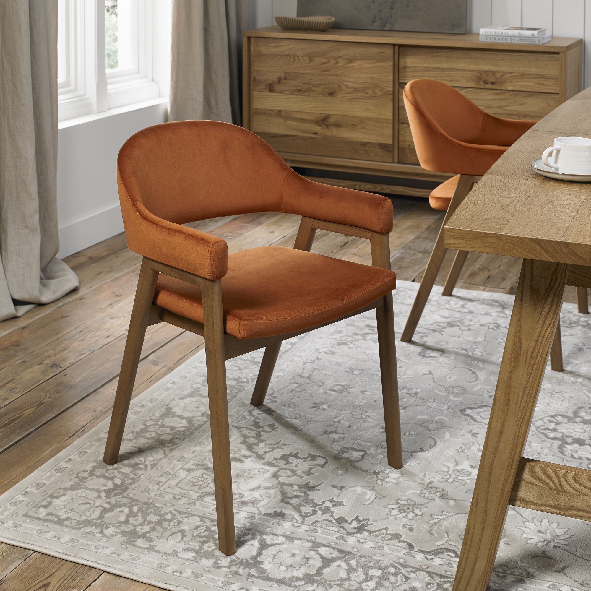 Highgate Rustic Oak Armchair